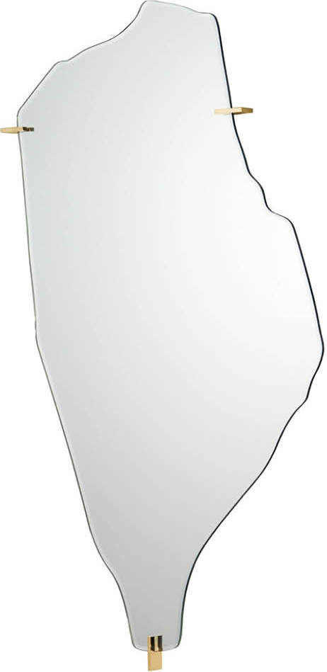 Lustro ścienne Archipelago 96 x 144 cm – elegancki design, nowoczesny styl, duży rozmiar