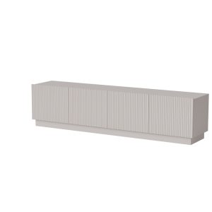 Szafka RTV kaszmir mat 200 cm Ardea – elegancki design, kolor kaszmir, rozmiar 200 cm, idealna do nowoczesnych wnętrz
