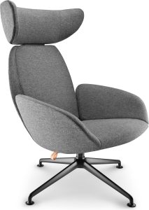 Fotel Laze ciemnoszary – nowoczesny design, wygodny, tapicerowany