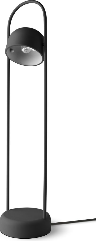 Lampa stojąca Quay czarna – elegancki design, nowoczesny styl, uniwersalne zastosowanie