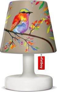 Abażur Cooper Cappie do lampy Edison the Petit Birdie Brown – elegancki design, kolor brązowy, materiał tekstylny