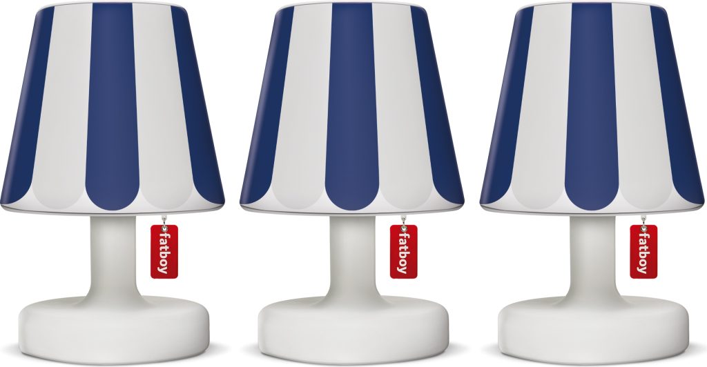 Abażury Cappie Mini Blue Shades do lamp Edison The Mini 3 szt. – stylowe oświetlenie, kolor niebieski, kompaktowy rozmiar