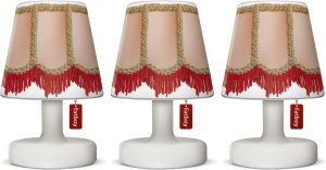 Abażury Cappie Mini Granny do lamp Edison The Mini 3 szt. – elegancki design, styl retro, idealne do wnętrz