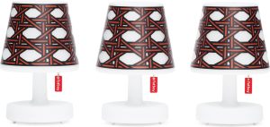 Abażury Cappie Mini Mikado Pumpkin Orange do lamp Edison The Mini 3 szt. – stylowe oświetlenie, kolor pomarańczowy, zestaw