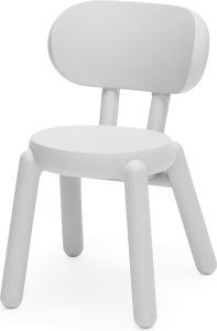 Krzesło Kaboom jasnoszare – nowoczesny design, wygodne siedzisko, trwały materiał