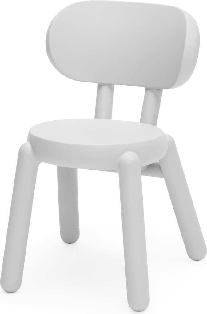 Krzesło Kaboom jasnoszare – nowoczesny design, wygodne siedzisko, trwały materiał