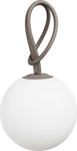 Lampa Bolleke taupe – nowoczesny design, mobilność, stylowy kolor