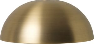 Klosz Dome mosiądz – elegancki design, złoty kolor, materiał mosiądz