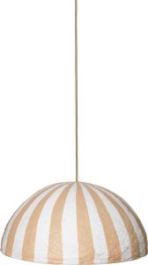 Klosz Half Dome Stripe – elegancki design, biało-czarny, nowoczesny styl, idealny do wnętrz