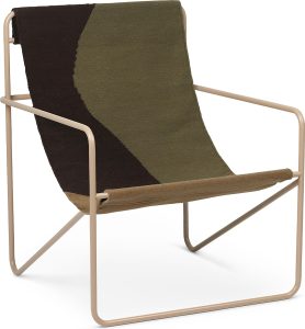 Krzesło Desert Dune beżowa rama – nowoczesny design, wygodne siedzisko, elegancka kolorystyka