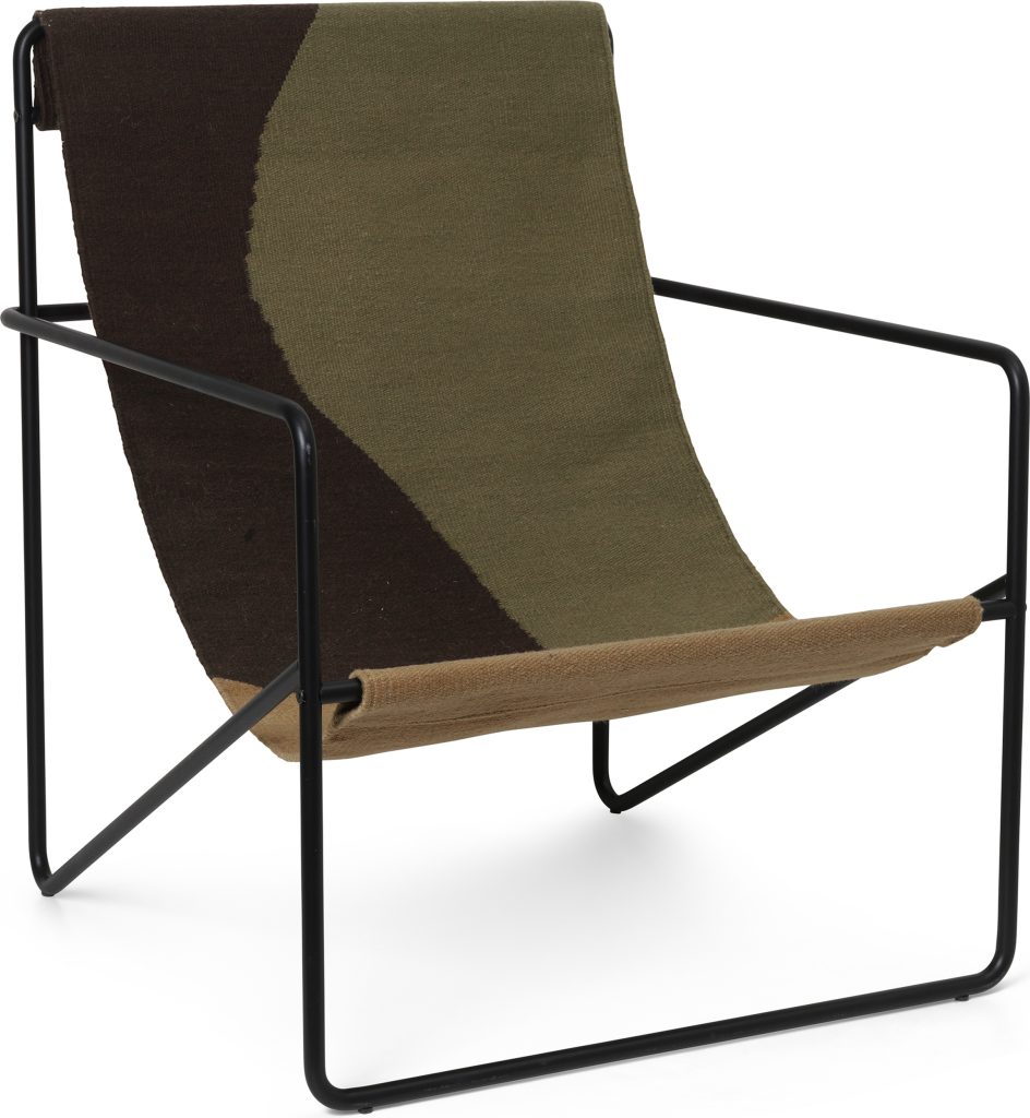 Krzesło Desert Dune czarna rama – nowoczesny design, wygodne siedzisko, idealne do wnętrz