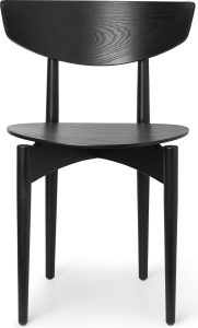 Krzesło Herman czarne drewniane – eleganckie, stylowe, wygodne, solidne