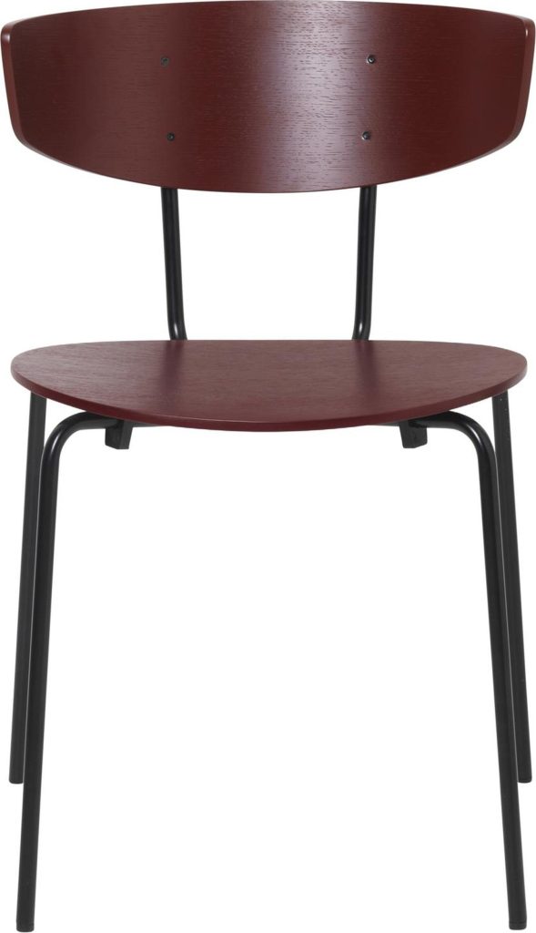 Krzesło Herman kasztanowe – elegancki design, wygodne siedzisko, trwały materiał