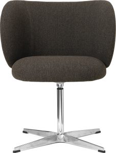 Krzesło obrotowe Rico Hallingdal brązowe – ergonomiczne, nowoczesny design, materiał Hallingdal