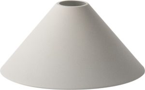 Lampa klosz Cone jasnoszara – nowoczesny design, elegancki kolor, idealna do każdego wnętrza