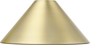 Lampa klosz Cone mosiądz – nowoczesny design, elegancki kolor, metalowa konstrukcja