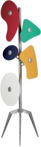 Lampa podłogowa Orbital kolorowa – nowoczesny design, regulowana wysokość, energooszczędne źródło światła