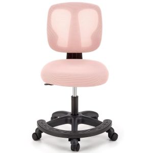 Fotel obrotowy Nani róż – ergonomiczny, nowoczesny design, wygodny, idealny do biura i domu