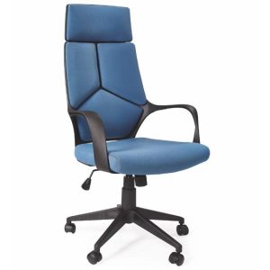 Fotel Obrotowy Voyager Niebieski/Czarny – Komfort i Styl w Twoim Biurze