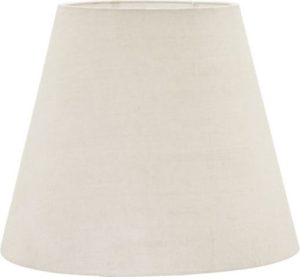 Abażur Bakra 42 cm – elegancki design, naturalny kolor, materiał tekstylny