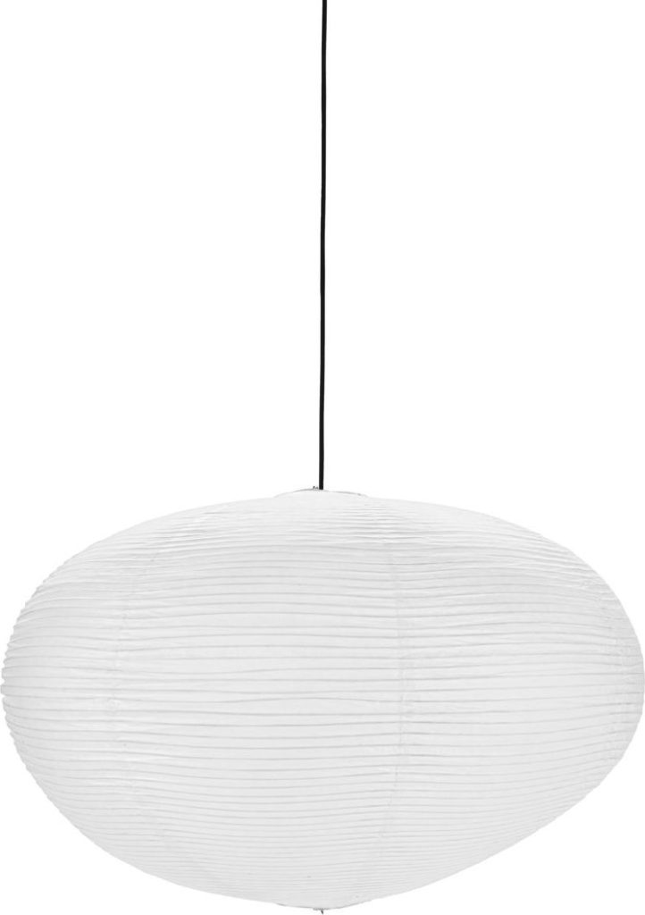 Abażur Rica 46 cm biały – elegancki design, uniwersalny kolor, materiał tekstylny
