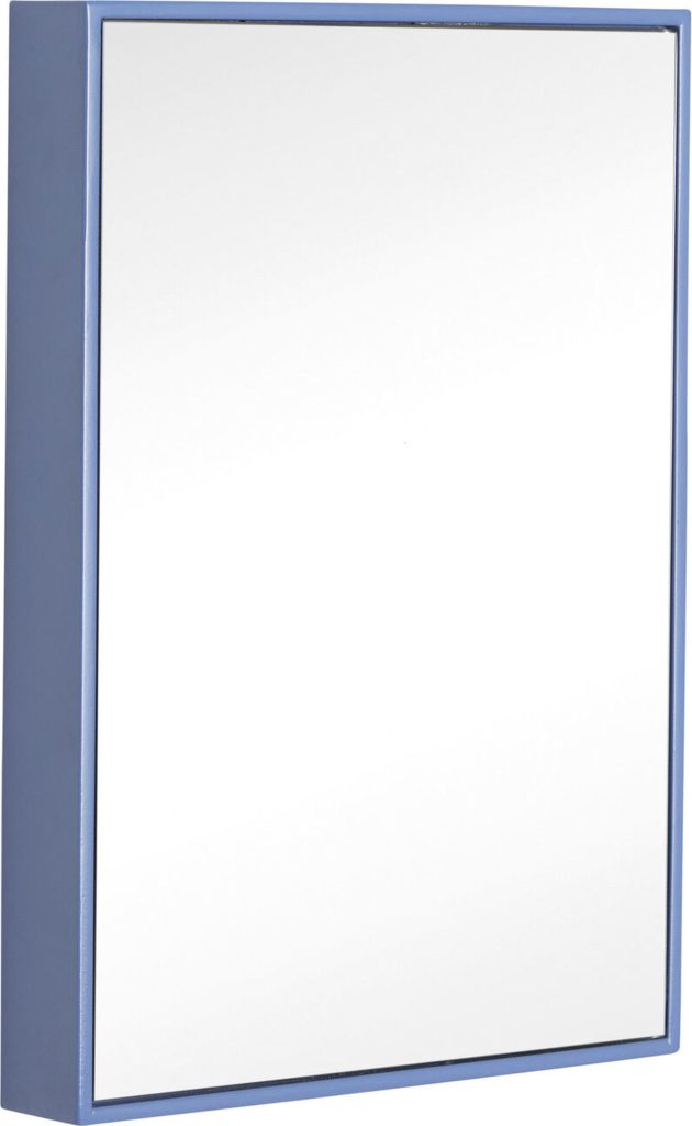 Lustro ścienne Shine 30 cm – elegancki design, niebieski kolor, praktyczny rozmiar, doskonałe do nowoczesnych wnętrz