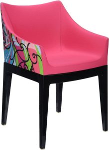 Fotel Madame Paris – elegancki design, tapicerka w kolorze szarym, nowoczesny styl