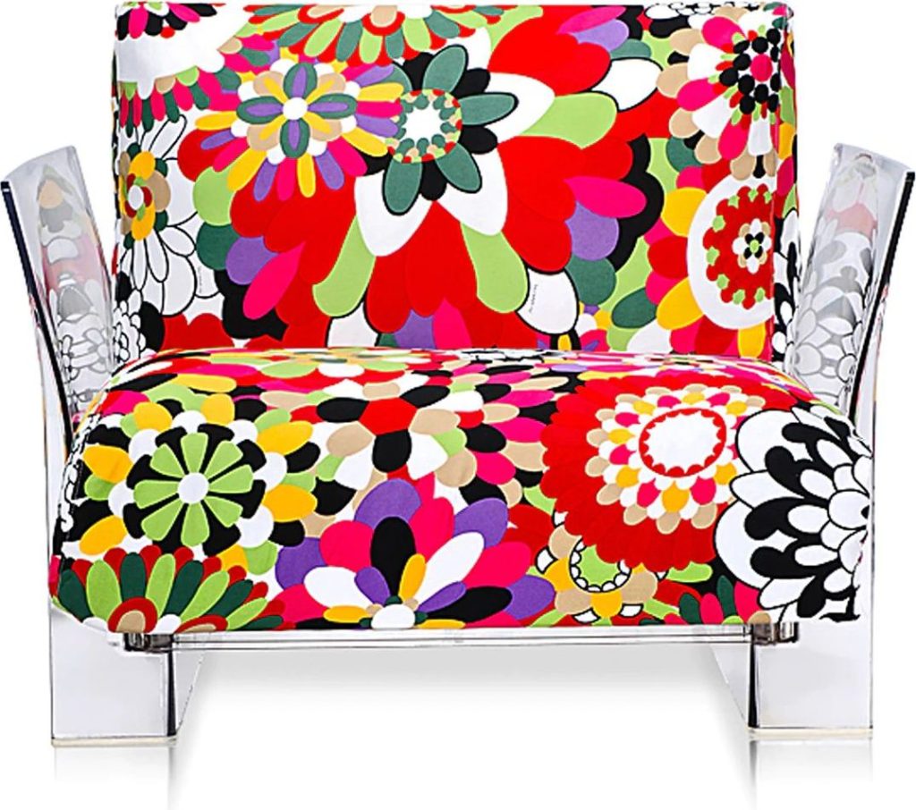 Fotel Pop Missoni Vevey czerwony – nowoczesny design, wygoda, tkanina wysokiej jakości
