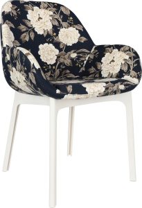Krzesło Clap Flowers Peony białe – elegancki design, wygodne siedzisko, nowoczesny styl