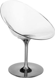 Krzesło Eros kryształowe – eleganckie, przezroczyste, nowoczesne, akryl