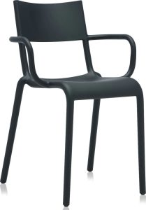 Krzesło Generic A czarne – nowoczesny design, wygodne siedzisko, trwała konstrukcja