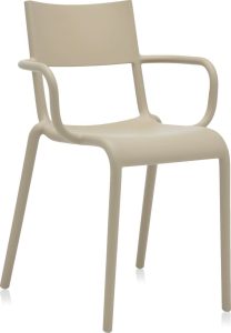 Krzesło Generic A szarobrązowe – nowoczesny design, wygodne siedzisko, trwały materiał