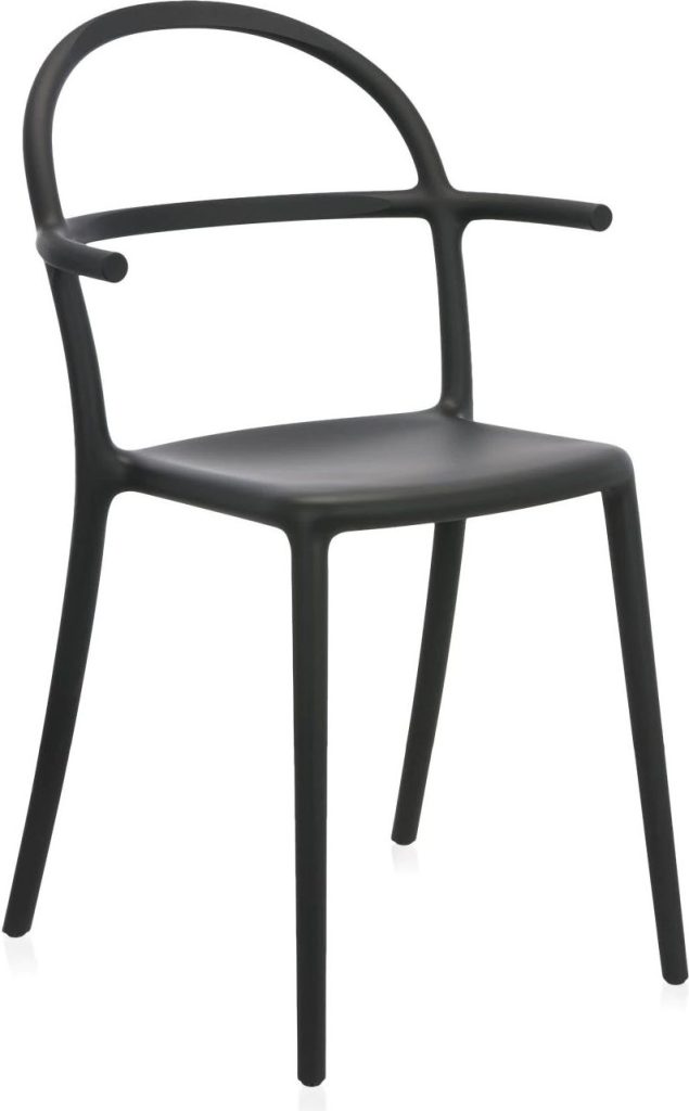 Krzesło Generic C czarne – nowoczesny design, wygodna konstrukcja, elegancki kolor