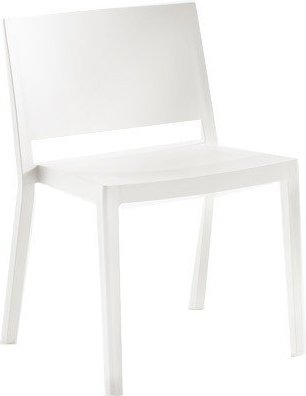 Krzesło Lizz Mat białe – nowoczesny design, wygodne siedzisko, trwały materiał