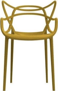Krzesło Masters musztardowe – nowoczesny design, ergonomiczną konstrukcję, wysokiej jakości materiały