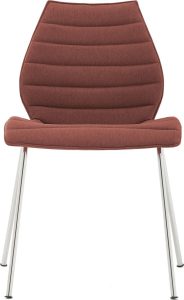 Krzesło Maui Soft ceglaste – nowoczesny design, wygodne siedzisko, trwałe materiały