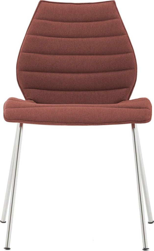Krzesło Maui Soft ceglaste – nowoczesny design, wygodne siedzisko, trwałe materiały