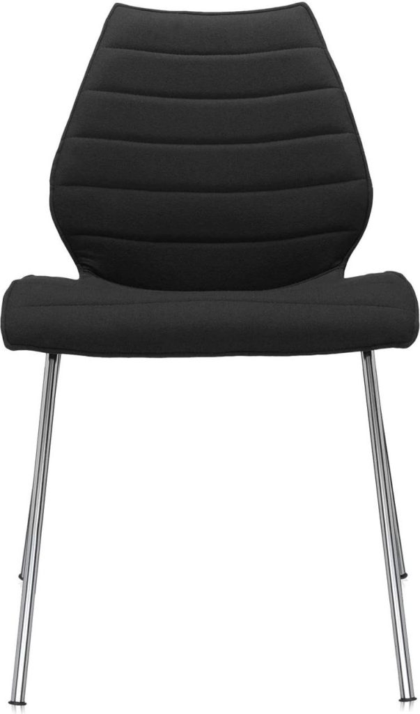 Krzesło Maui Soft czarne – wygoda, nowoczesny design, materiał tapicerski