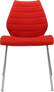 Krzesło Maui Soft czerwone – elegancki design, ergonomiczne siedzisko, nowoczesny styl