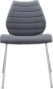 Krzesło Maui Soft szare – nowoczesny design, komfortowe siedzisko, lekkie, tapicerowane