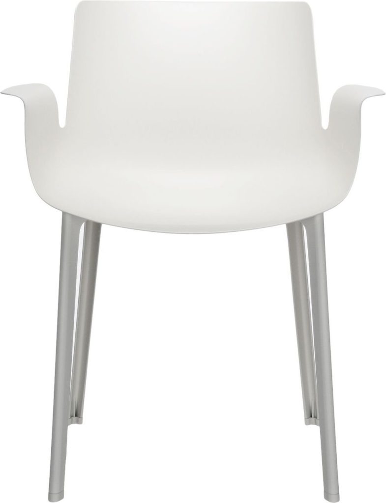 Krzesło Piuma białe – nowoczesny design, komfortowe siedzisko, elegancka forma