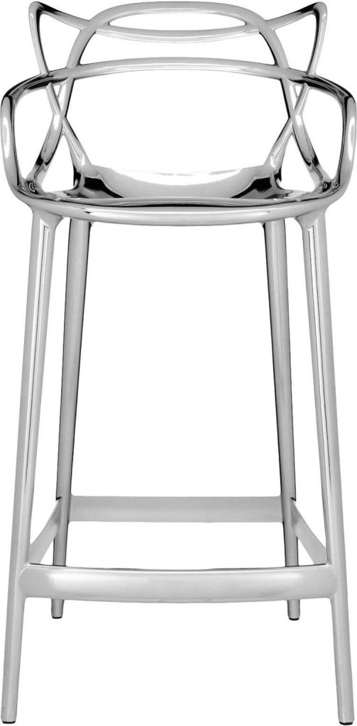 Stołek barowy Masters metalizowany chromowany 99 cm – nowoczesny design, wysoka jakość, elegancki kolor