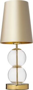 Lampa stojąca Coco szampańska – elegancki design, metalowa, nowoczesna, styl klasyczny