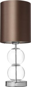 Lampa stojąca Zoe brązowa – elegancki design, nowoczesny styl, idealna do salonu