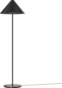 Lampa stojąca Keglen LED 3000K czarna – nowoczesny design, energooszczędna, stylowa
