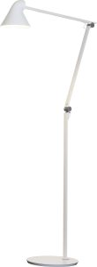 Lampa stojąca NJP LED 2700 K biała – nowoczesny design, energooszczędna, elegancka