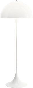 Lampa stojąca Panthella biała – elegancki design, nowoczesny styl, funkcjonalność