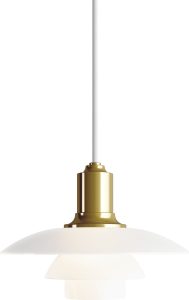 Lampa wisząca PH 20 cm mosiądz – elegancki design, złoty kolor, nowoczesny styl