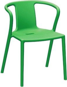 Fotel Air zielony – nowoczesny design, wygodne siedzisko, lekka konstrukcja