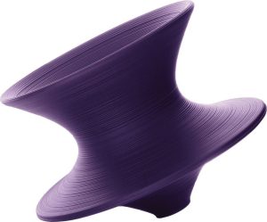 Fotel Spun ciemnofioletowy – nowoczesny design, wygodny, wytrzymały, stylowy